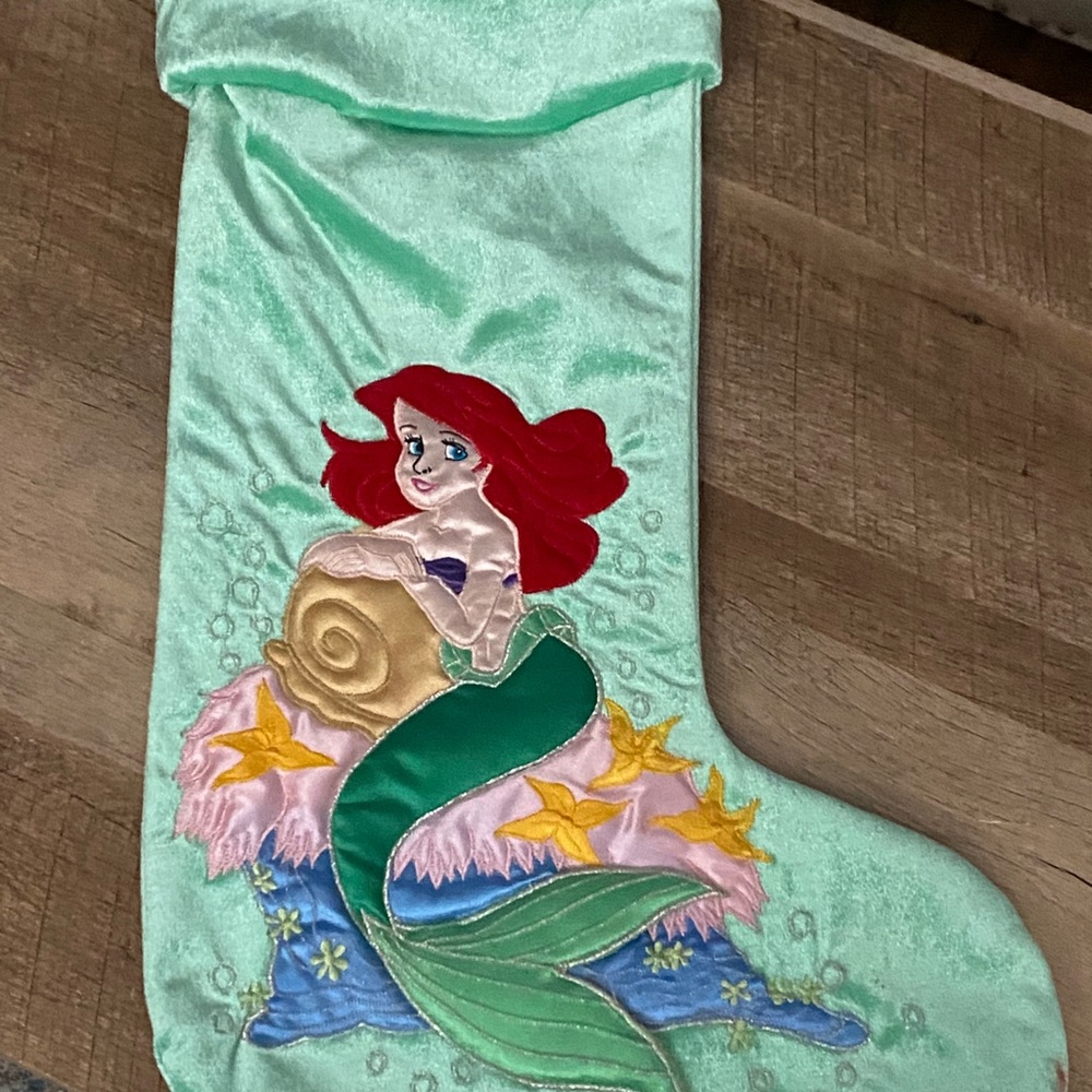 🆕Disney Little Mermaid Holiday Stocking Classic - Picture 2 of 7
